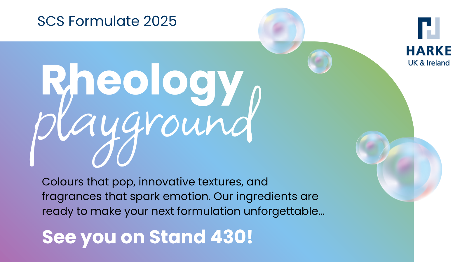 Visit Us at SCS Formulate 2025 - Harke UK & Ireland